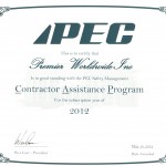 PEC Cert 2012